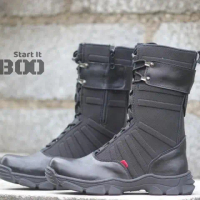 Sepatu PDL Titan Gears - Prometheus (Ninja) Ori ARBOO Boots Karet Shoes Hitam