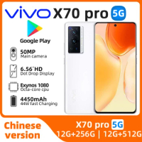 VIVO X70 Pro 5g Smart Phone Exynos 1080 6.56inch AMOLED 4450mAh 44W Super Charge NFC 5X ZOOM 50MP Camera Original used phone