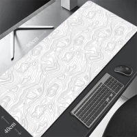 White 90x40cm XXL Lock Edge Mousepads Large Gaming Mousepad Desk Mat Mouse Mat Beast Desk Pad For Gift Mouse Pad