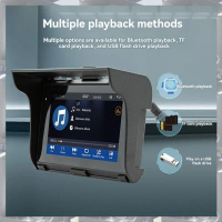 Hot Selling-Compact 5 Inch Mp5 Player For Motorcycles Featuring Portable Navigator And Wireless Carp