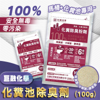 【巨融化學】巨融化糞池除臭劑 100公克 除臭菌 酵素菌 馬桶化糞池溶解劑 分解菌 除臭粉 廁所浴室
