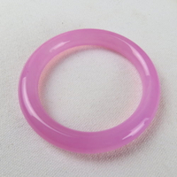天然粉紅瑪瑙手鐲#1145 50.5mm