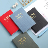 2024 Diary Planner Notebook Portable Pocket Book 365 Days Calendar Diary Journal Schedule Organizer Korean Stationery Office