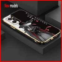 เคสโทรศัพท์, สำหรับ Realme 9i/A96 4G, การออกแบบที่หรูหราและทันสมัย, เปลือกแข็งด้วยไฟฟ้า, การออกแบบกา