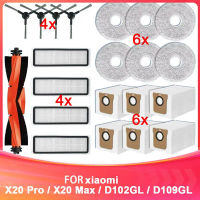 Bộ Phận Thay Thế Cho Xiaomi Robot hút bụi X20 Pro / X20 Max / D102GL / D109GL, Bàn Chải Bên Chính, B