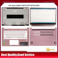 New /Orig For Acer Swift 3 SF314-57 SF314-57G N19H4 LCD Back Cover /Bezel /Palrmest Upper Top Lower /Bottom Case Pink