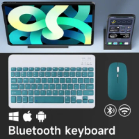 Wireless Keyboard For ipad Mini Pro Bluetooth Teclado For Samsung Xiaomi Huawei Spainsh French Portuguese Arabic Russia Hebrew