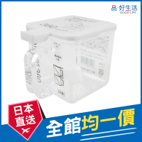 【GOOD LIFE 品好生活】日本製 Smart附匙360ml調味料盒（白色）(日本直送 均一價)