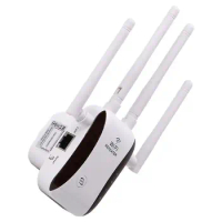 WiFi Extender Booster WiFi Signal Extender Booster 1200Mbps Dual Band 5G Wireless Internet Repeater For Smartphones Tablets