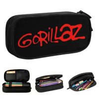 Gorillaz Pencil Cases Pencil Pouch Pen Holder for Student Big Capacity Bags Students School Zipper Stationery