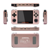 ANBERNIC Retro game Console RG350m Video Game Player Upgrade 64bit Opendingux Handheld game consoles PS1 Gaming Players Box