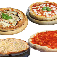 【Scugnizza】義大利拿坡里披薩地中海蔬食組 (8吋)(共六片)