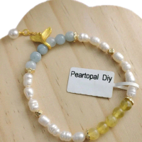 Bracelet Pearl Opal DIY/ Gelang DIY Mutiara opal