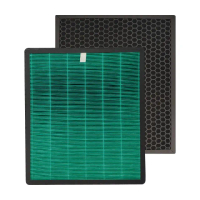 【RENZA】適用 Coway 格威 AP-1720G 極智抗敏空氣清淨機(HEPA+活性碳濾網 濾芯 濾心)
