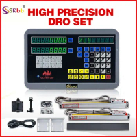 2 AXIS CNC Milling Machine For Lathe DRO Set Digital Readout With Scale Turning Tools Tester Wood Processing Gauge Leveler Tools