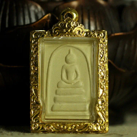 Somdej Chom Mod, Tiga Lapisan, Thai Amulet, Reka Bentuk Somdej Charms Jewelry