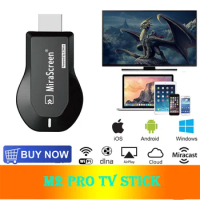 M2 Pro Wireless WiFi TV Stick Display TV Dongle HDMI-compatible Smart TV Screen Projector 1080P 4K For DLNA Miracast For Android