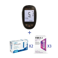 台灣製造 - Fora 6 多功能血糖機 + Fora採血針(100支) + Fora血酮試紙(30張) – 快速準確測量血酮指數 適用於關注血酮人士、生酮飲食人士 