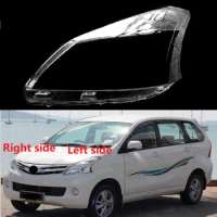Car Headlight Cover For Toyota AVANZA 2012-2014 Plastic Headlamp Lens Transparent Lampshade Shell Replace The Original Glass