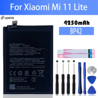 2023 Years 4250mAh BP42 100% Original Battery For Xiaomi Mi 11 Lite 11Lite Mi11 Lite High Quality Phone Replacement Batteries