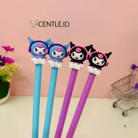 4/8/12pcs PULPEN GEL KARAKTER KUROMI DENGAR MUSIK pen pena gel murah bisa cod PGK-1900