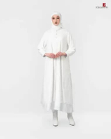 Elizabeth Raya Edition - Gamis Brokat | Radiance Heirloom 0595-2132 L Broken White