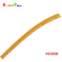 60 cm Durable Plastic Vary Form Curve Ruler with Sandwich Line for Handicraft Pattern Making For Sew Area 1.2mm Thick #6360B