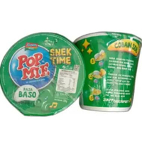 Pop Mie Kuah Soto Ayam 40gr, Pop Mie Kuah Baso 40gr, Pop Mie Kuah Ayam Bawang 40gr, Pop Mie Goreng 4