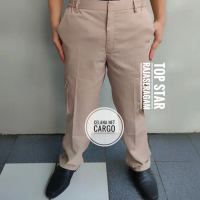 TERLARIS CELANA NET TV TRANS TV CELANA CARGO KHAKI KREM CELANA PDH PANJANG KEM