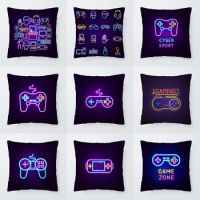 Super Hot Gaming Fan Video Game Pad Cushion Cover Decorative Pillowcase Living Room Sofa Bed Cart Throw Pillow