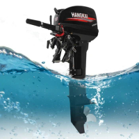 Outboard Motor 18HP 2-Stroke Outboard Motor Engine Fishing Boat Motor Durable Aluminum Alloy Construction