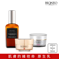 Bioneo 德國百妮 原生乳_膠原魚子霜_B12美白霜_3入混搭(玻尿酸 神經醯胺 膠原蛋白 彈力胜肽 魚子精華)