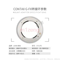 cy(g)-fx adapter ring for Contax G lens to Fujifilm fuji fx XE1/2/3/4 xt1/2/3/4/5 XH1 xt10/20/30 xt100 xpro3 camera