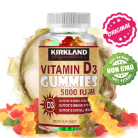 KIRKLAND Vitamin D3 5000 IU 125mcg Gummies - Mendukung Sistem Kekebalan Tubuh, Kesehatan Tulang yang