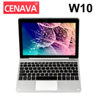 Original CENAVA W10 10.1 Inch Tablet PC Windows 10 OS Intel X5-Z8350 4 Cores 4 Threads Mini PC with Keyboard Wifi Dual Camera