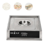 Multifunctional Electric Steamer Commercial Steaming Furnace Stainless Steel Electric Bun Dumplings Steam Oven