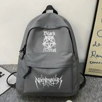 Black Metal Nornirium Tas Anak Model Kekinian Kecil Dari Kanvas D300 Tahan Lama Dan Kuat Cocok Untuk