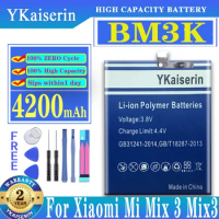 BM3K 4200mAh Phone High Quality Replacement Battery For Xiaomi Mi Mix 3 Mix3 Batteria + Free Tools