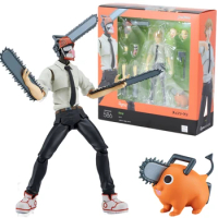 In Stock Original Figma Chainsaw Man Denji 586 Action Figure Collectible Toy Gift