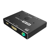 HDMI2.1 -Compatible 8k Switcher 2X1 Two-In-One-Out High Converter 8k 4K 3D for Tv Monitors KVM
