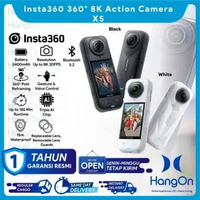 Insta360 X5 Action Camera 360° 8K HDR Waterproof Fast Charging Horizon Lock Long Battery Life Blueto