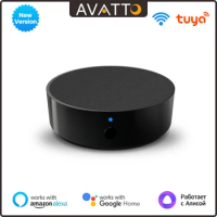 AVATTO Tuya WiFi IR Remote For Air Conditioning TV Smart Life APP Universal Infrared Remote Control Support Alexa, Google Home