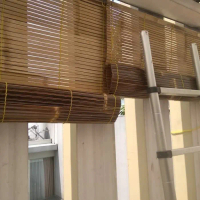 PREMIUM Tirai Bambu 1 x 2 Meter Kirai Kerai Bamboo 1x2m Kere Gulung Water Pr