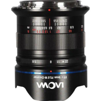 Venus Optics Laowa 9mm f/5.6 FF RL MF Camera Lens for Nikon Z for Sony E for Leica L Leica M Black Sliver Camera Lens
