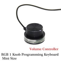 1Key Knob OSU Gaming Keyboard Programming Keypad Mini Numpad Mechanical RGB for Photoshop Black White Encode Programmable