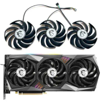 NEW MSI RTX 3060TI、3070 Gaming X Trio Cooling fan，For MSI RTX 3070TI、3080、3080TI、3090 Gaming X Trio Video card cooling fan