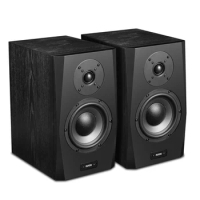 PAIYON A61 Active Bookshelf Speaker 50W HIFI EXQUIS 6.5'' Woofer Real Wood Speakers