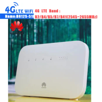 Unlocked Huawei B612 B612s-51d Router 4G LTE Cat6 300Mbs CPE Router +2pcs 4G Antennas