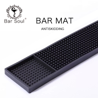 Bar Soul Strip berbentuk Bar Mats kalis air getah Mat kaca Coaster alat Mat Placemat penapis air Bartender Tools