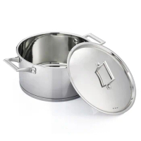 Stainless Steel 304 Kitchen Ware Soup Pot With High Quality Family kitchen cooking soup pot Hot Pot 24cm
